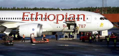 Ground crew personnel surround Ethiopian Airlines' 787 Dreamliner upon its arrival at Arlanda airport, north of Stockholm, Sweden, September Ground crew personnel surround Ethiopian Airlines' 787 Dreamliner upon its arrival at Arlanda airport, north of Stockholm, Sweden, September