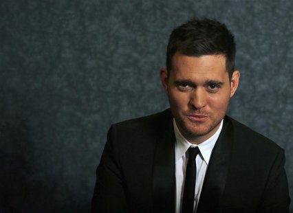 Canadian singer Michael Buble poses for a portrait while promoting his new album 'Michael Buble: To Be Loved' in New York April 25, 2013. RE Canadian singer Michael Buble poses for a portrait while promoting his new album 'Michael Buble: To Be Loved' in New York April 25, 2013. RE