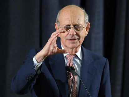 U.S. Supreme Court Justice Stephen Breyer speaks at the Boston University School of Law in Boston, Massachusetts January 24, 2013. REUTERS/B U.S. Supreme Court Justice Stephen Breyer speaks at the Boston University School of Law in Boston, Massachusetts January 24, 2013. REUTERS/B