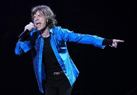 Mick Jagger performs onstage during the Rolling Stones final concert of their "50 and Counting Tour" in Newark, New Jersey, December 15, 201 Mick Jagger performs onstage during the Rolling Stones final concert of their "50 and Counting Tour" in Newark, New Jersey, December 15, 201