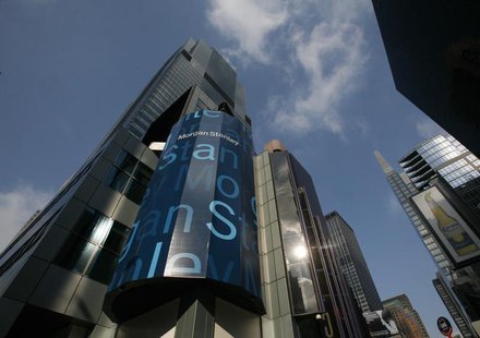 A view of the Morgan Stanley headquarters building in New York's Times Square, February 3, 2010. REUTERS/Brendan McDermid A view of the Morgan Stanley headquarters building in New York's Times Square, February 3, 2010. REUTERS/Brendan McDermid