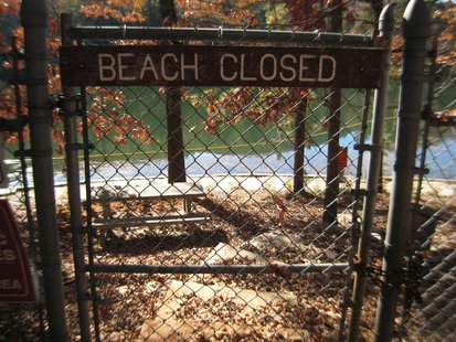 Beach Closed Sign Beach Closed Sign