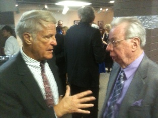 Tibbits Summer Theatre alum and Inside Michigan Politics publisher Bill Ballenger (l) with former Tibbits Execeutive Director Larry Carrico Tibbits Summer Theatre alum and Inside Michigan Politics publisher Bill Ballenger (l) with former Tibbits Execeutive Director Larry Carrico