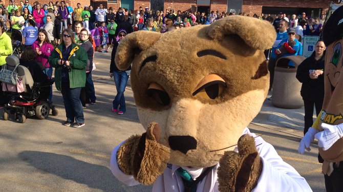 One of the many great mascots that came out for the March!