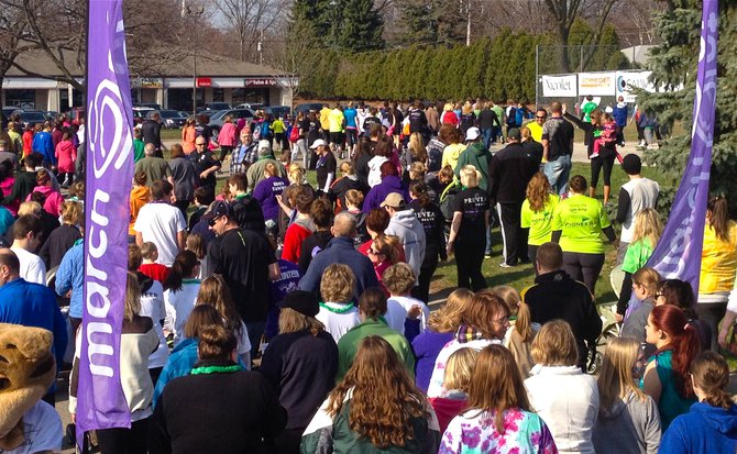 ...and the walk has begun!