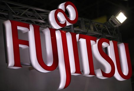 A logo of Fujitsu is pictured at a trade show for Japan's manufacturing industry in Tokyo June 20, 2012. REUTERS/Yuriko Nakao A logo of Fujitsu is pictured at a trade show for Japan's manufacturing industry in Tokyo June 20, 2012. REUTERS/Yuriko Nakao