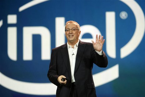 Paul Otellini, president and CEO of Intel Corporation, arrives to give a keynote address during the 2012 International Consumer Electronics Paul Otellini, president and CEO of Intel Corporation, arrives to give a keynote address during the 2012 International Consumer Electronics