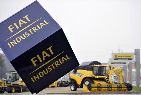 A Fiat industrial logo is pictured at the Fiat Industrial Village in Turin, October 31, 2012. REUTERS/Giorgio Perottino A Fiat industrial logo is pictured at the Fiat Industrial Village in Turin, October 31, 2012. REUTERS/Giorgio Perottino