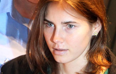 Amanda Knox, the U.S. student convicted of murdering her British flatmate Meredith Kercher in Italy in November 2007, arrives in court for h Amanda Knox, the U.S. student convicted of murdering her British flatmate Meredith Kercher in Italy in November 2007, arrives in court for h