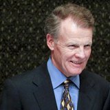 Michael Madigan, speaker of the Illinois Representatives, listens to the State of the State address in the House Chambers of the Illinois St