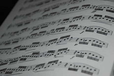Sheet music (courtesy of Wikimedia Commons) Sheet music (courtesy of Wikimedia Commons)