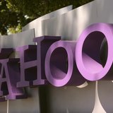 The Yahoo logo is shown at the company's headquarters in Sunnyvale, California April 16, 2013. REUTERS/Robert Galbraith