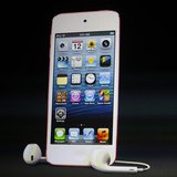 The refreshed iPod Touch with new earpods is introduced during Apple Inc.'s iPhone media event in San Francisco, California September 12, 20