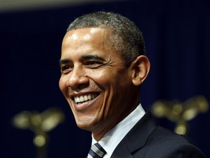 U.S. President Barack Obama speaks at the 150th Anniversary of the National Academy of Sciences in Washington, April 29, 2013. REUTERS/Larry U.S. President Barack Obama speaks at the 150th Anniversary of the National Academy of Sciences in Washington, April 29, 2013. REUTERS/Larry