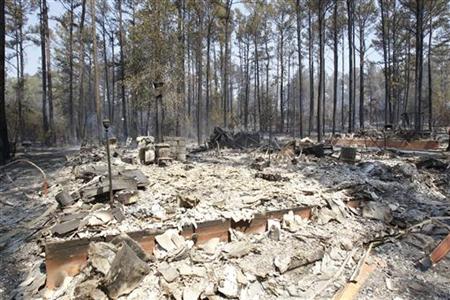 Wildfire damage Wildfire damage