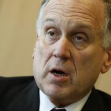 Ronald S. Lauder president of the World Jewish Congress speaks during a news conference in Bern April 29, 2008. REUTERS/Pascal Lauener