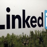 The logo for LinkedIn Corporation, a social networking networking website for people in professional occupations, is shown in Mountain View, The logo for LinkedIn Corporation, a social networking networking website for people in professional occupations, is shown in Mountain View,