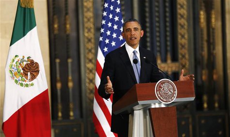 U.S. President Barack Obama speaks during a joint news conference with his Mexican counterpart Enrique Pena Nieto (not pictured) at the Nati U.S. President Barack Obama speaks during a joint news conference with his Mexican counterpart Enrique Pena Nieto (not pictured) at the Nati