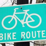 Bike Route Sign