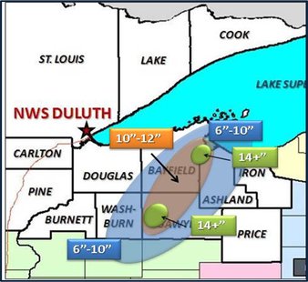 May 2nd Weather Service Snow Totals May 2nd Weather Service Snow Totals