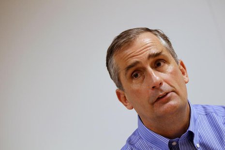 Intel Chief Operating Officer Brian Krzanich is seen during an interview with Reuters at Intel headquarters in Santa Clara, California March Intel Chief Operating Officer Brian Krzanich is seen during an interview with Reuters at Intel headquarters in Santa Clara, California March