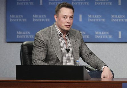 CEO of Tesla Motors and SpaceX Elon Musk speaks during a session titled "To Infinity and Beyond: Jeff Skoll talks with Elon And Kimbal Musk" CEO of Tesla Motors and SpaceX Elon Musk speaks during a session titled "To Infinity and Beyond: Jeff Skoll talks with Elon And Kimbal Musk"