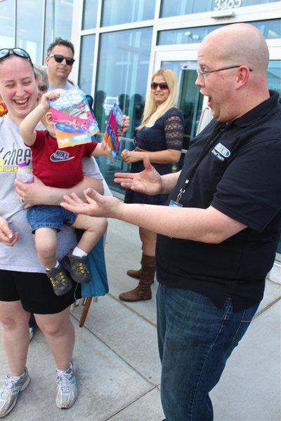 This little guy is going to have FUN in the Dells with his Mom!!