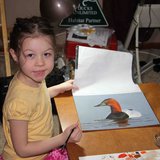 Madison Grimm shows her artistic ability - Photo Copyright Adam Grimm and used with permission.