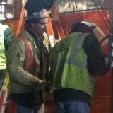 Workers inside the Biomass Cogeneration Plant at Rothschild