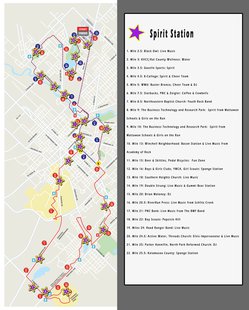 spirit station map 2013 Kalamazoo Marahton spirit station map 2013 Kalamazoo Marahton