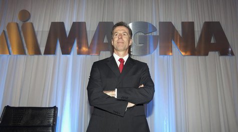 Chief Executive Officer for Magna International Inc. Donald Walker waits for the annual general meeting to start in Toronto May 10, 2012. RE Chief Executive Officer for Magna International Inc. Donald Walker waits for the annual general meeting to start in Toronto May 10, 2012. RE