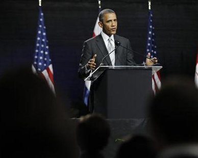 U.S. President Barack Obama speaks during a joint news conference with Costa Rica's President Laura Chinchilla after their meeting at Casa Amarilla in San Jose May 3, 2013. REUTERS/Juan Carlos Ulate U.S. President Barack Obama speaks during a joint news conference with Costa Rica's President Laura Chinchilla after their meeting at Casa Amarilla in San Jose May 3, 2013. REUTERS/Juan Carlos Ulate