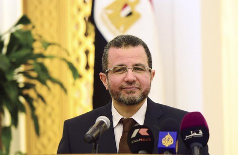 Egypt's Prime Minister Hisham Kandil speaks during a news conference with Qatari Prime Minister and Foreign Minister Sheik Hamad bin Jassim Egypt's Prime Minister Hisham Kandil speaks during a news conference with Qatari Prime Minister and Foreign Minister Sheik Hamad bin Jassim