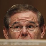 Senator Robert Menendez (D-NJ), a member of the Senate Banking, Housing and Urban Affairs Committee, asks questions during testimony in Wash Senator Robert Menendez (D-NJ), a member of the Senate Banking, Housing and Urban Affairs Committee, asks questions during testimony in Wash