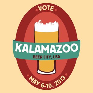 Kalamazoo Beer City campaign logo Kalamazoo Beer City campaign logo