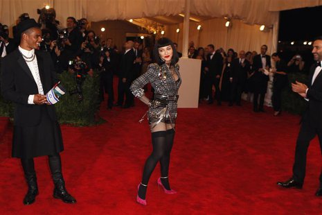 Singer Madonna arrives at the Metropolitan Museum of Art Costume Institute Benefit celebrating the opening of "PUNK: Chaos to Couture" in Ne Singer Madonna arrives at the Metropolitan Museum of Art Costume Institute Benefit celebrating the opening of "PUNK: Chaos to Couture" in Ne