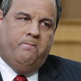 New Jersey Governor Chris Christie looks on while giving his State of the State address in the assembly chamber in Trenton, New Jersey, in t New Jersey Governor Chris Christie looks on while giving his State of the State address in the assembly chamber in Trenton, New Jersey, in t