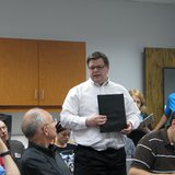 Wausau alderman Keene Winters talks about shelter funding with Marathon County supervisors, May 6 2013 Wausau alderman Keene Winters talks about shelter funding with Marathon County supervisors, May 6 2013
