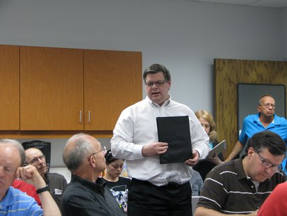 Wausau alderman Keene Winters talks about shelter funding with Marathon County supervisors, May 6 2013 Wausau alderman Keene Winters talks about shelter funding with Marathon County supervisors, May 6 2013