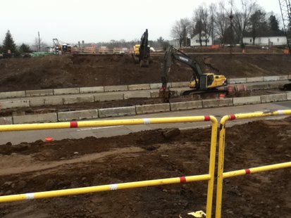 Work continues in Wausau where the old Highway U bridge used to cross Highway 51. Work continues in Wausau where the old Highway U bridge used to cross Highway 51.