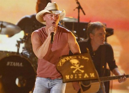 Kenny Chesney performs "Pirate Flag" at the 48th ACM Awards in Las Vegas April 7, 2013. REUTERS/Mario Anzuoni Kenny Chesney performs "Pirate Flag" at the 48th ACM Awards in Las Vegas April 7, 2013. REUTERS/Mario Anzuoni