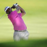 Fiji's Vijay Singh watches his shot on the 16th hole during first round play in the Arnold Palmer Invitational PGA golf tournament in Orland Fiji's Vijay Singh watches his shot on the 16th hole during first round play in the Arnold Palmer Invitational PGA golf tournament in Orland