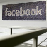 The Facebook logo is pictured in the Facebook headquarters in Menlo Park, California January 29, 2013. REUTERS/Robert Galbraith The Facebook logo is pictured in the Facebook headquarters in Menlo Park, California January 29, 2013. REUTERS/Robert Galbraith