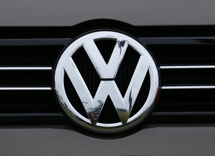 A Volkswagen logo is seen on the front of a Volkswagen vehicle at a dealership in Carlsbad, California, April 29, 2013. REUTERS/Mike Blake A Volkswagen logo is seen on the front of a Volkswagen vehicle at a dealership in Carlsbad, California, April 29, 2013. REUTERS/Mike Blake