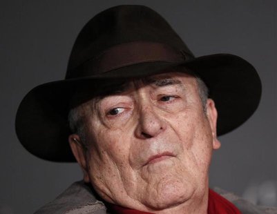 Director Bernardo Bertolucci attends a news conference for the film "Io E Te", at the 65th Cannes Film Festival, May 23, 2012. REUTERS/Jean- Director Bernardo Bertolucci attends a news conference for the film "Io E Te", at the 65th Cannes Film Festival, May 23, 2012. REUTERS/Jean-