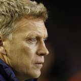 Everton's coach David Moyes watches ahead of their English Premier League soccer match against West Bromwich Albion at Goodison Park in Live Everton's coach David Moyes watches ahead of their English Premier League soccer match against West Bromwich Albion at Goodison Park in Live