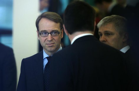President of Germany's Bundesbank Jens Weidmann arrives for the Frankfurt Finance Summit in Frankfurt March 19, 2013. REUTERS/Lisi Niesner President of Germany's Bundesbank Jens Weidmann arrives for the Frankfurt Finance Summit in Frankfurt March 19, 2013. REUTERS/Lisi Niesner