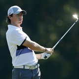 Rory McIlroy of Northern Ireland watches his approach shot on the 14th hole during the first round of The Players Championship PGA golf tour Rory McIlroy of Northern Ireland watches his approach shot on the 14th hole during the first round of The Players Championship PGA golf tour