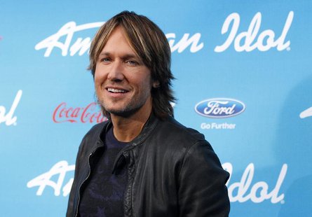 Country singer and judge Keith Urban poses at the party for the finalists of the television show "American Idol" in Los Angeles, California Country singer and judge Keith Urban poses at the party for the finalists of the television show "American Idol" in Los Angeles, California