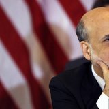 Chairman of the Federal Reserve Bank Ben Bernanke attends the Treasury Department's Financial Stability Oversight Council in Washington Apri